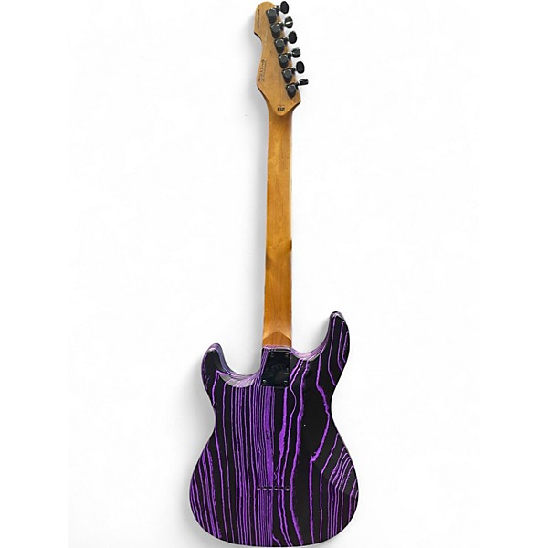 Used ESP SN1000 Black and Purple Solid Body Electric Guitar