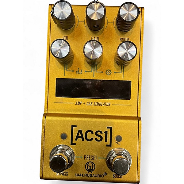 Used Walrus Audio Mako Series ACS1 Amp + Cab Simulator MKII Gold Effect Processor