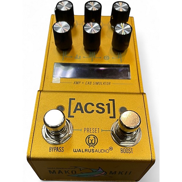 Used Walrus Audio Mako Series ACS1 Amp + Cab Simulator MKII Gold Effect Processor