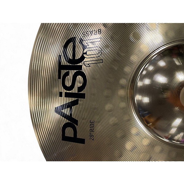 Used Paiste 20in 101 Brass Ride 20” Cymbal