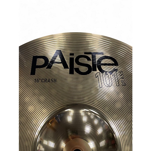 Used Paiste 16in 101 Brass Crash Cymbal