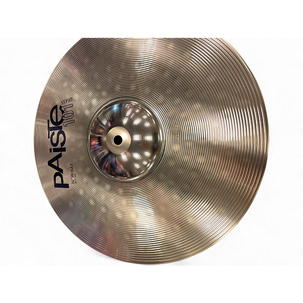 Used Paiste 14in 101 Brass HiHats Cymbal