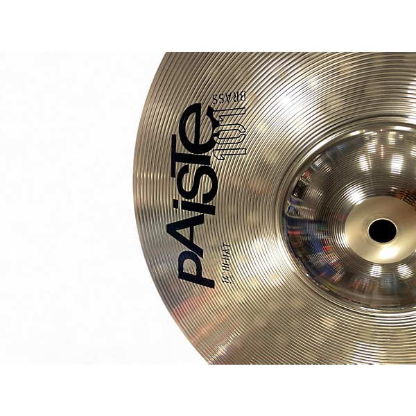 Used Paiste 14in 101 Brass HiHats Cymbal