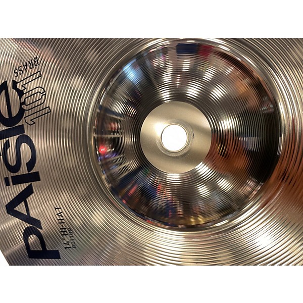 Used Paiste 14in 101 Brass HiHats Cymbal