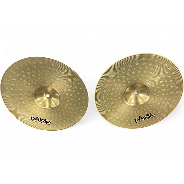 Used Paiste 14in 101 Brass HiHats Cymbal