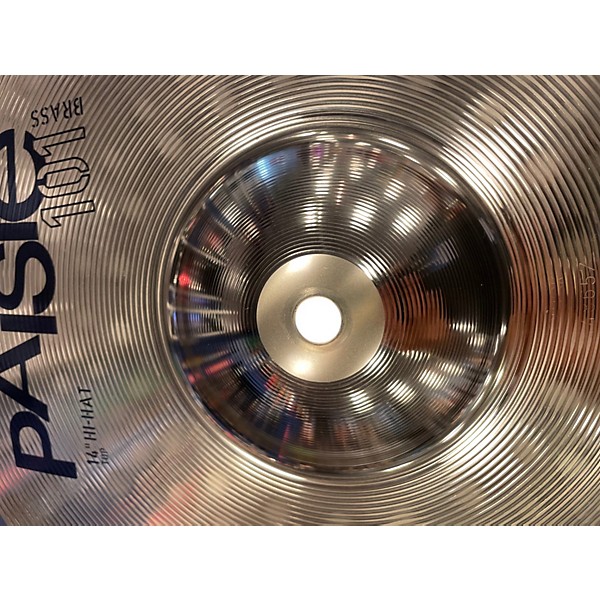 Used Paiste 14in 101 Brass HiHats Cymbal
