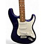 Used Fender Standard Stratocaster With Locking Tuners Midnight Blue Solid Body Electric Guitar