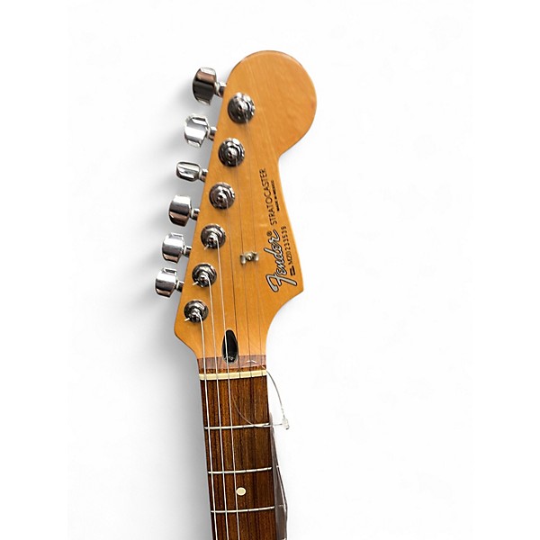 Used Fender Standard Stratocaster With Locking Tuners Midnight Blue Solid Body Electric Guitar