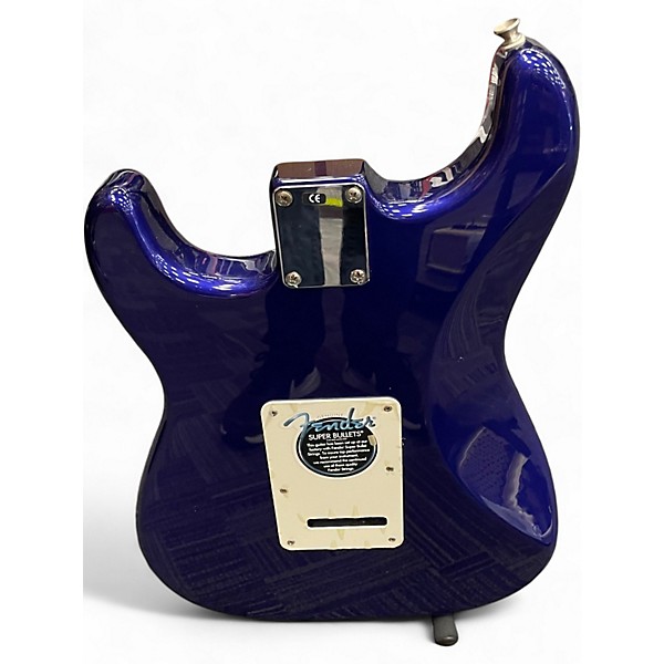 Used Fender Standard Stratocaster With Locking Tuners Midnight Blue Solid Body Electric Guitar