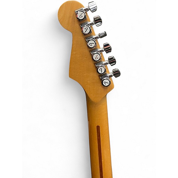 Used Fender Standard Stratocaster With Locking Tuners Midnight Blue Solid Body Electric Guitar