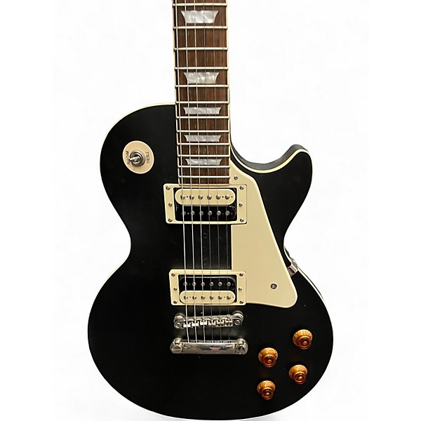 Used Epiphone Les Paul Traditional Pro Ebony Solid Body Electric Guitar