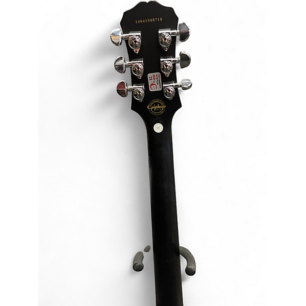 Used Epiphone Les Paul Traditional Pro Ebony Solid Body Electric Guitar