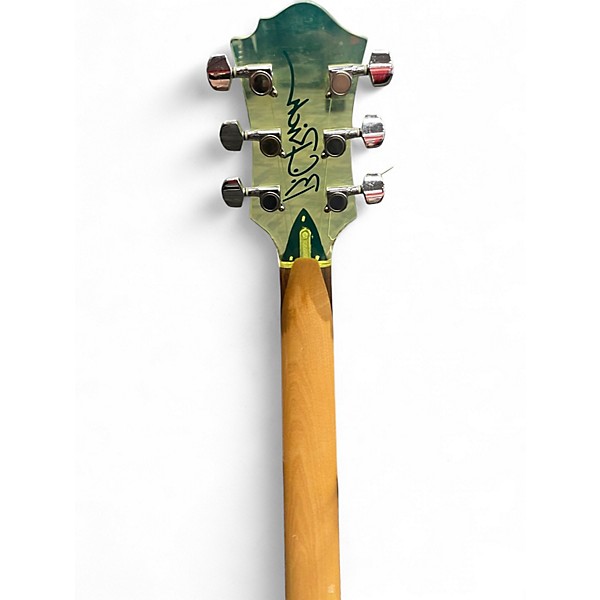 Used B.C. Rich Mockingbird Translucent Green Solid Body Electric Guitar