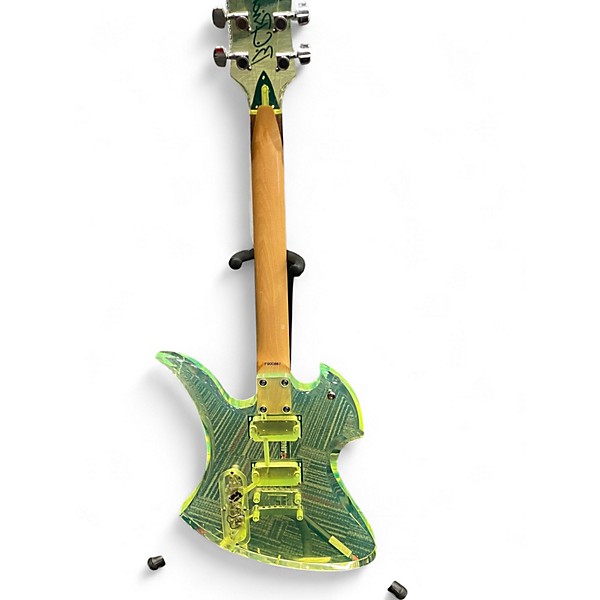 Used B.C. Rich Mockingbird Translucent Green Solid Body Electric Guitar