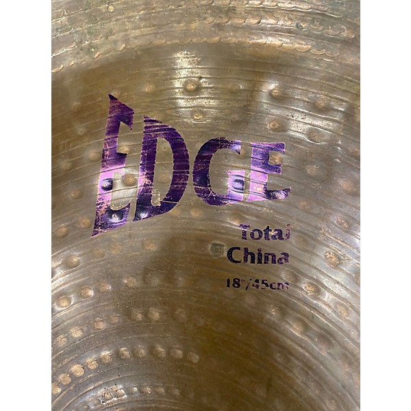 Used Zildjian 18in EDGE TOTAL CHINA Cymbal