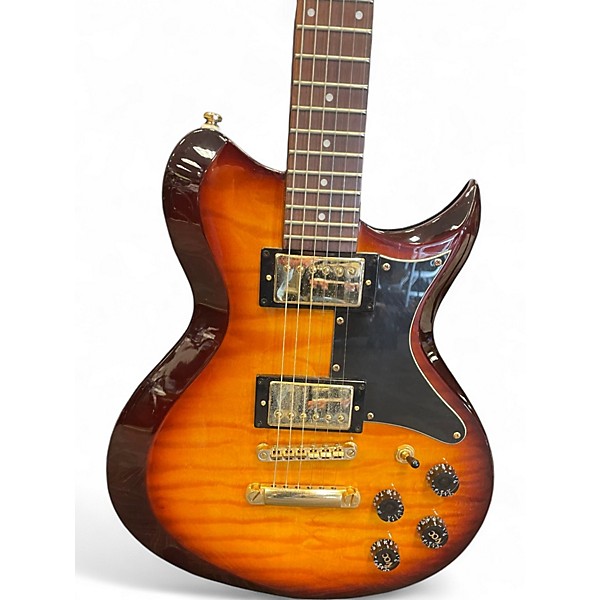 Used Washburn WI-64DL 2 Tone Sunburst Solid Body Electric Guitar