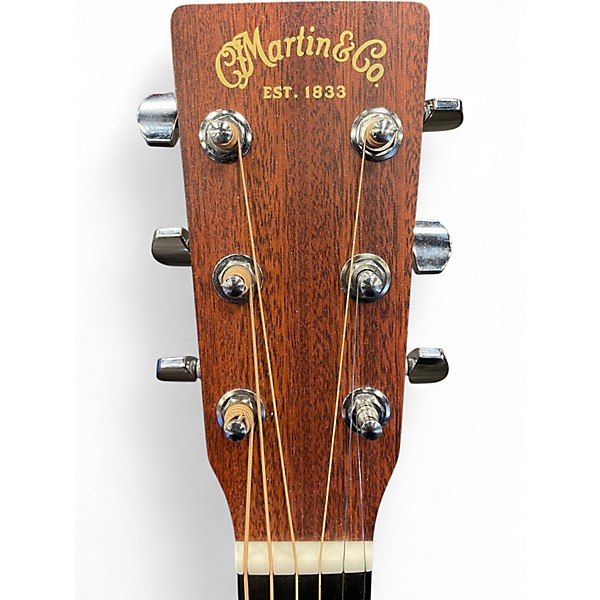 Used Martin DX2E Mahogany Natural Acoustic Electric Guitar
