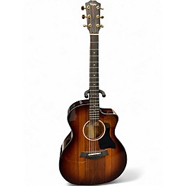 Used Taylor 224CEKDLX SHADED EDGEBURST Acoustic Electric Guitar