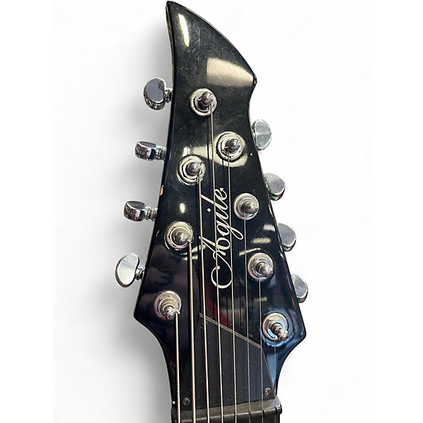 Used Agile INTREPID 8-STRING Green Solid Body Electric Guitar