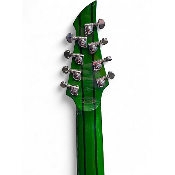 Used Agile INTREPID 8-STRING Green Solid Body Electric Guitar