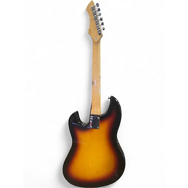 Used Eastwood eg 521-4 3 Color Sunburst Solid Body Electric Guitar