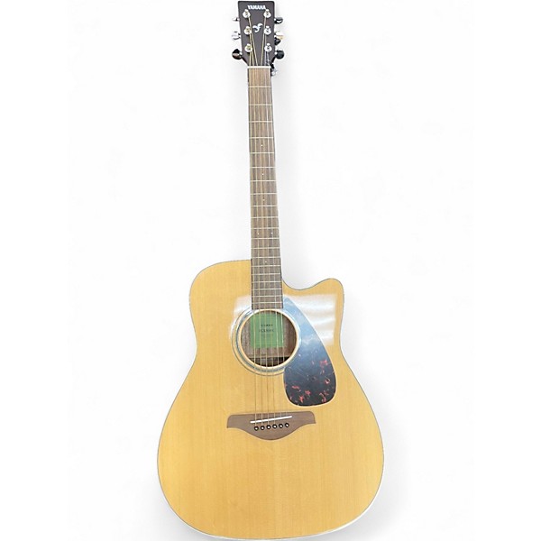 Used Yamaha FGX800C Natural Acoustic Electric Guitar
