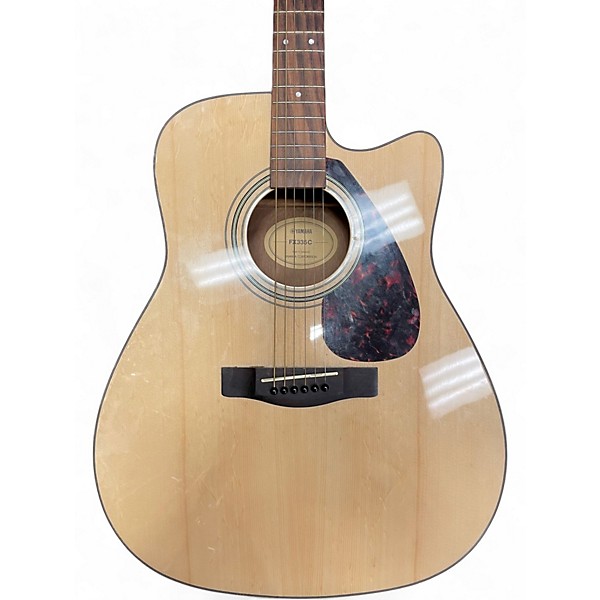 Used Yamaha FX335C Natural Acoustic Electric Guitar