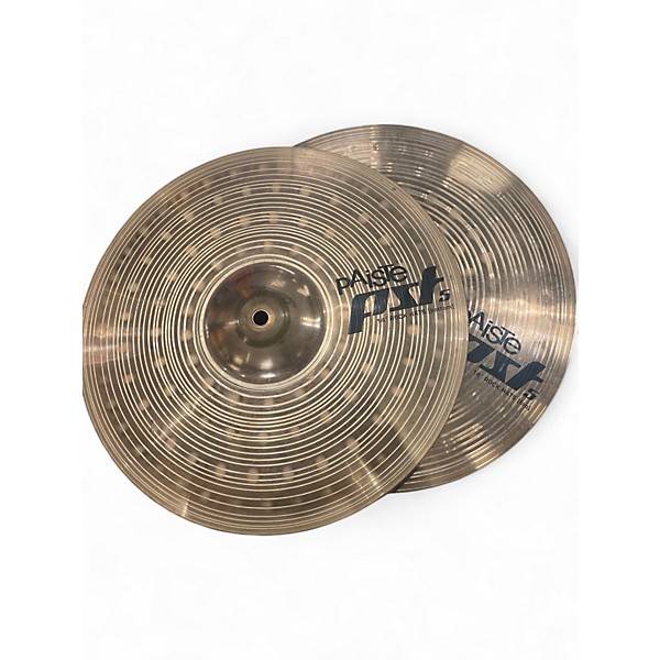 Used Paiste 14in PST5 Hi Hat Pair Cymbal