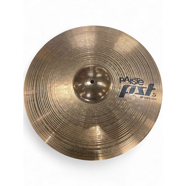Used Paiste 20in PST5 ROCK Ride Cymbal