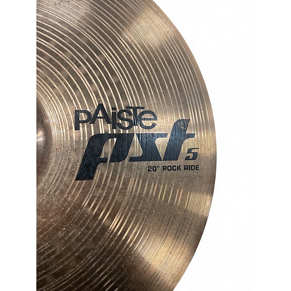 Used Paiste 20in PST5 ROCK Ride Cymbal