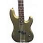 Used 1980s Fender Standard Precision Bass Metallic Green Electric Bass Guitar thumbnail