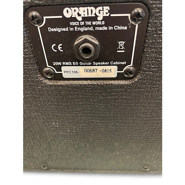 Used Orange Amplifiers PPC108 Micro Terror 1X8 Guitar Cabinet