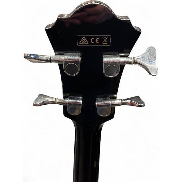 Used Ibanez AEB5E Black Acoustic Bass Guitar