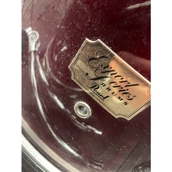Used Pearl 4 Piece Export Wine Red Drum Kit