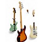 Used Fender Zone Cherry Sunburst Electric Bass Guitar
