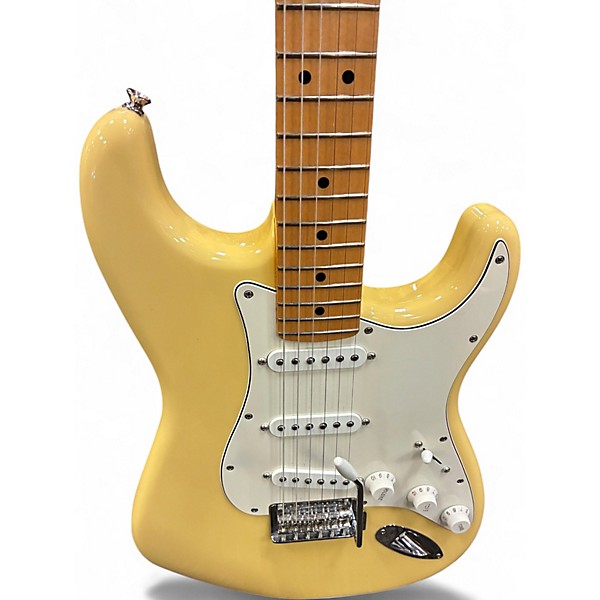 Used Fender Player Stratocaster Buttercream Solid Body Electric Guitar