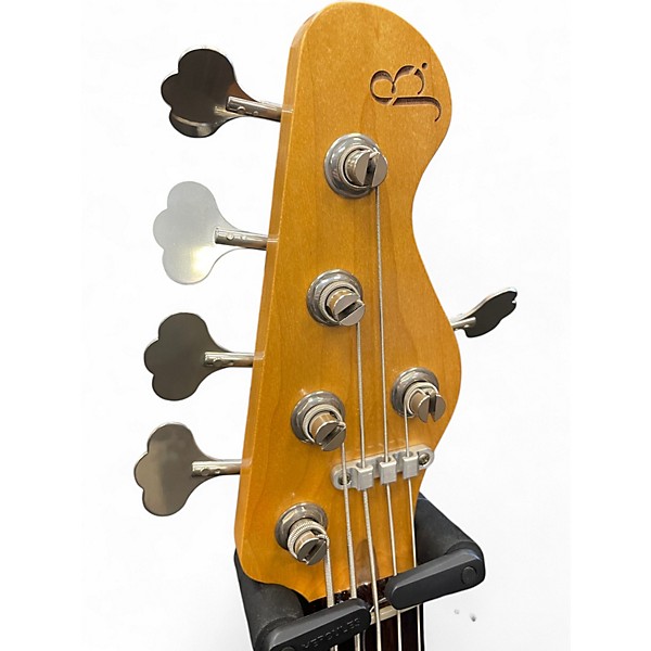 Used Black Smoke boutique PJ style bass 2 Tone Sunburst Electric Bass Guitar