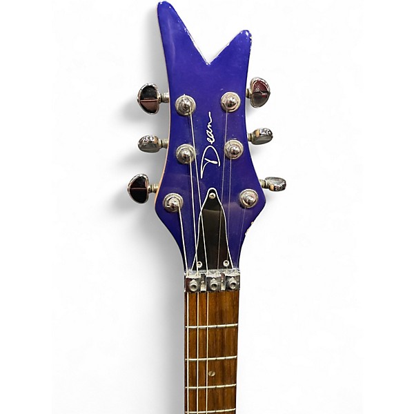 Used Dean 350 Purple Solid Body Electric Guitar