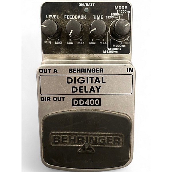 Used Behringer DD400 Digital Delay Effect Pedal