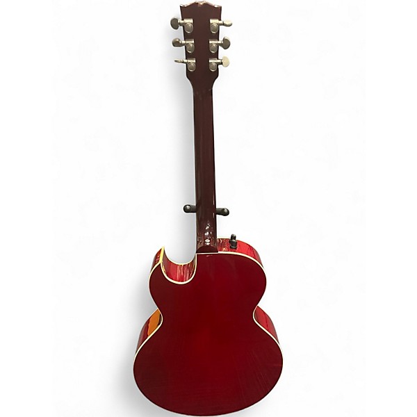 Used Gibson STARBURST Red Acoustic Electric Guitar