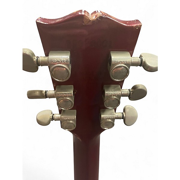 Used Gibson STARBURST Red Acoustic Electric Guitar