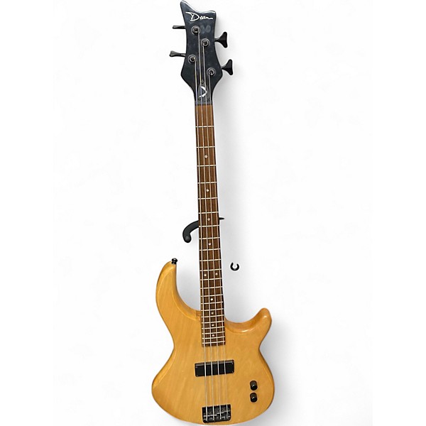 Used Dean Edge 09 4 String Natural Electric Bass Guitar