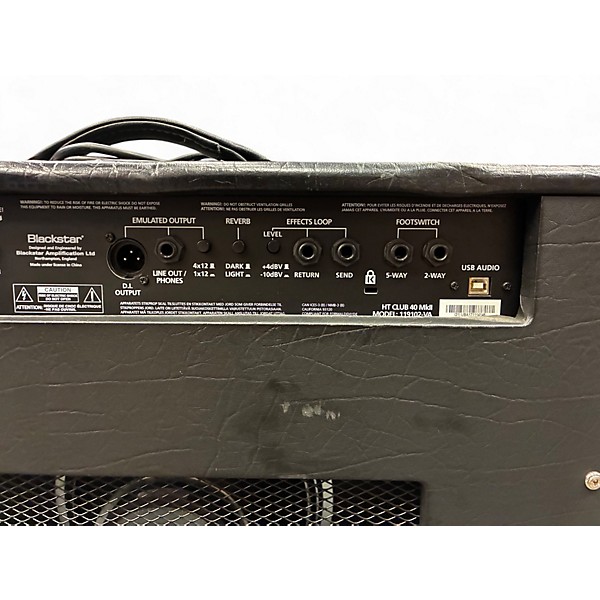 Used Blackstar HT Club 40 Venue 40W 1x12 Tube Guitar Combo Amp