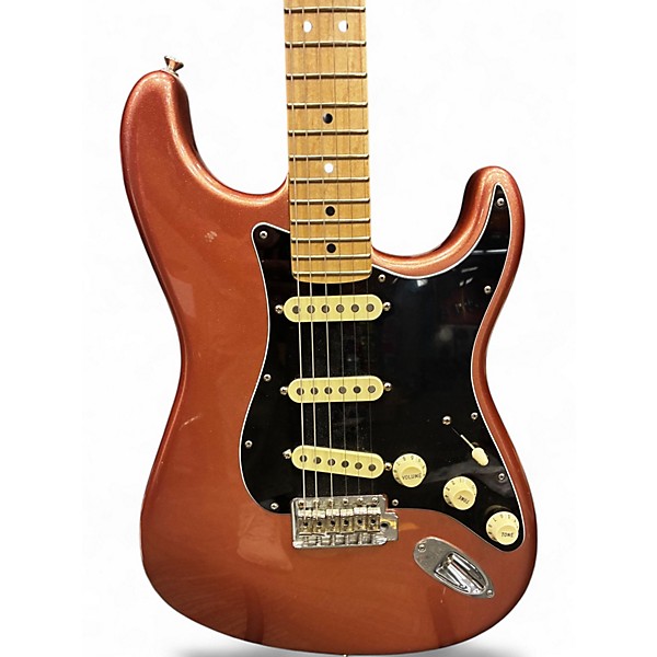 Used Fender American Standard Stratocaster Metallic Pink Solid Body Electric Guitar
