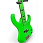 Used Dean Custom Zone 4-String Neon Green Electric Bass Guitar