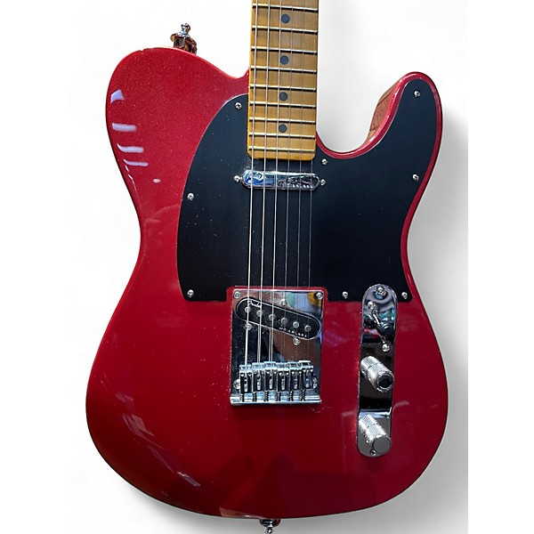 Used Fender American Ultra II Telecaster Red Solid Body Electric Guitar
