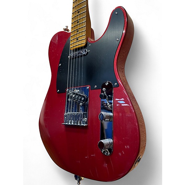 Used Fender American Ultra II Telecaster Red Solid Body Electric Guitar