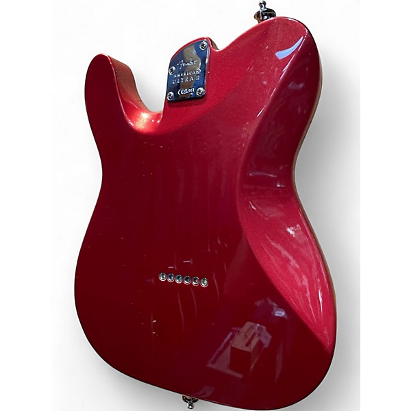 Used Fender American Ultra II Telecaster Red Solid Body Electric Guitar