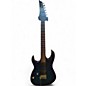 Used Ibanez GRX70QA LH Trans Blue Solid Body Electric Guitar thumbnail