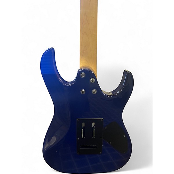 Used Ibanez GRX70QA LH Trans Blue Solid Body Electric Guitar